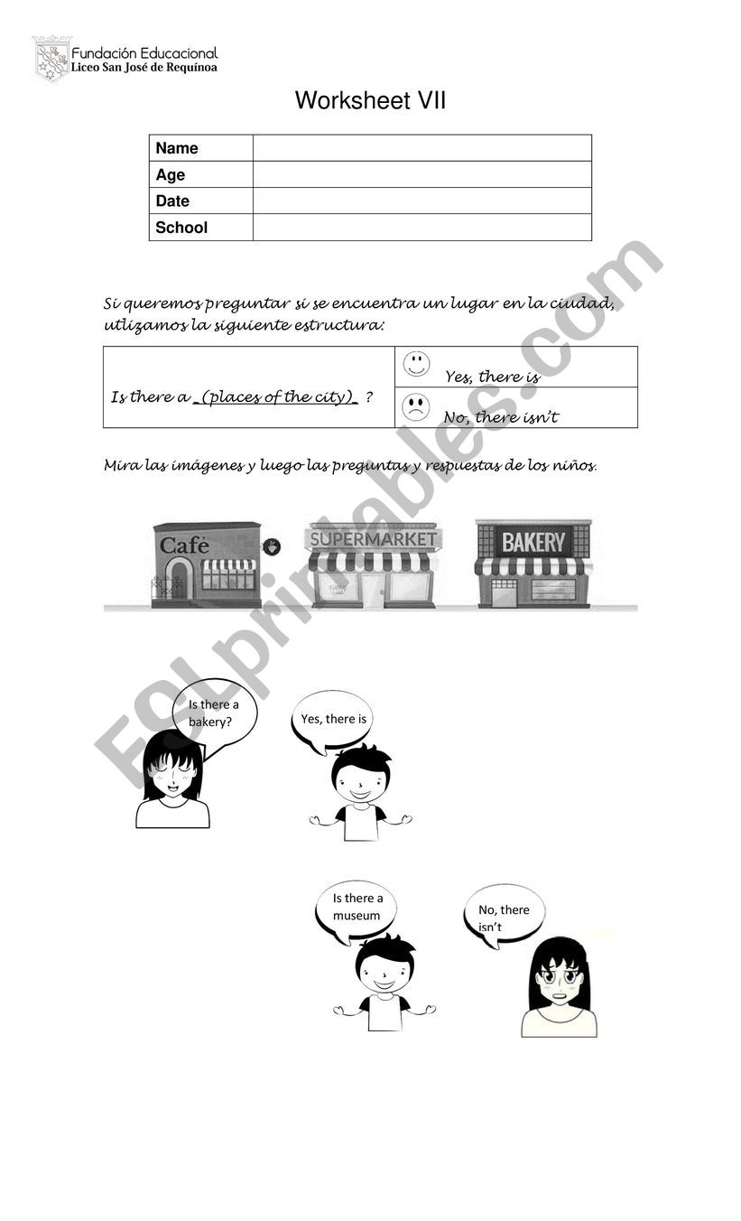 I LIKE SPORTS worksheet