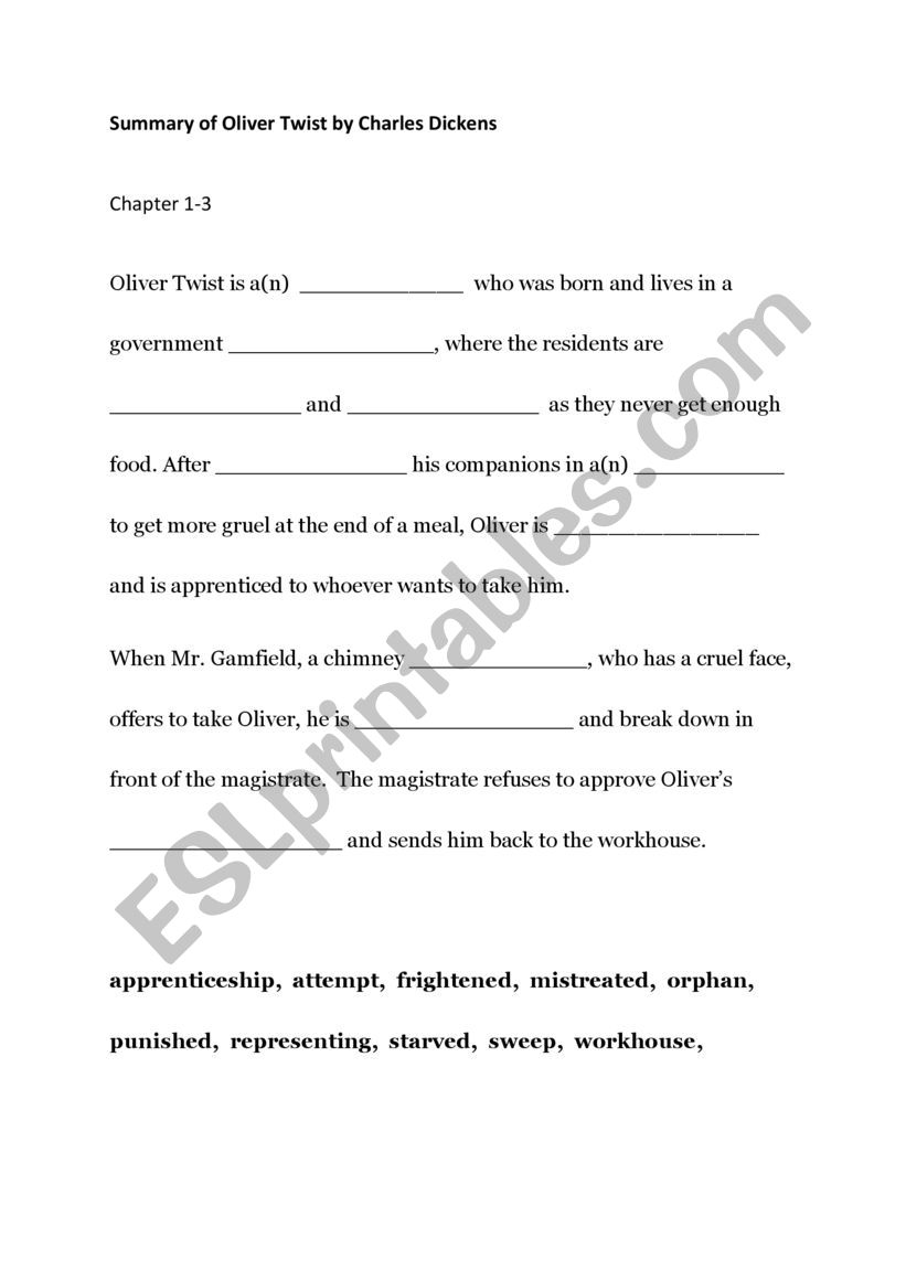 ESL_Oliver Twist_Chap1-3_Vocab_review