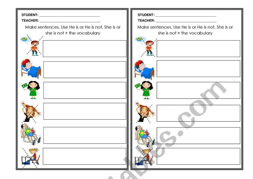 To be present simple practice worksheet