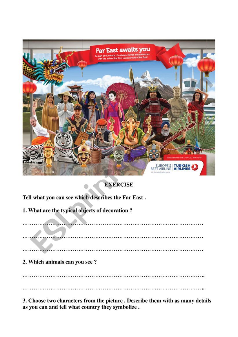 Describe an advert (3) worksheet