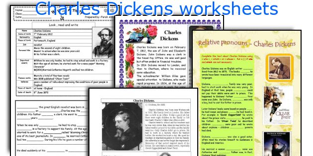 Charles Dickens worksheets
