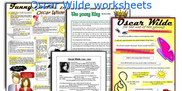 Oscar Wilde worksheets