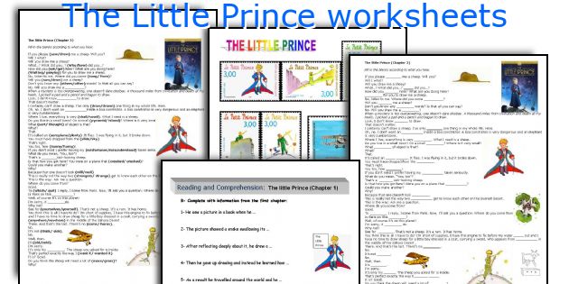 The Little Prince worksheets