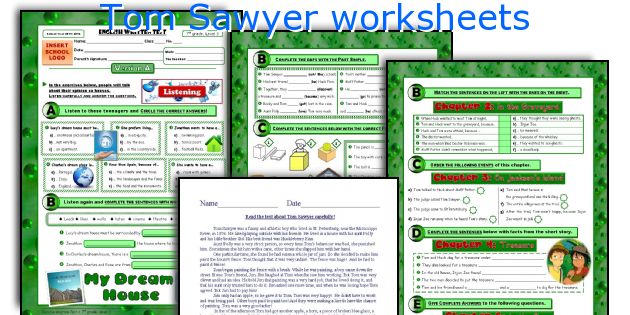 Tom Sawyer worksheets