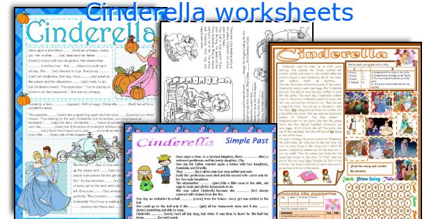 Cinderella worksheets