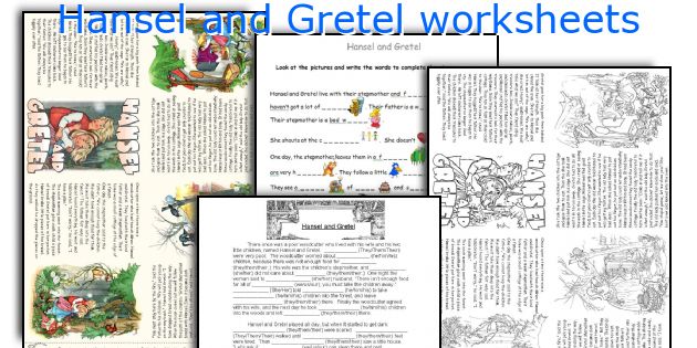 Hansel And Gretel Worksheets