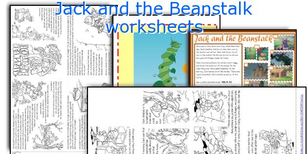 Jack and the Beanstalk worksheets