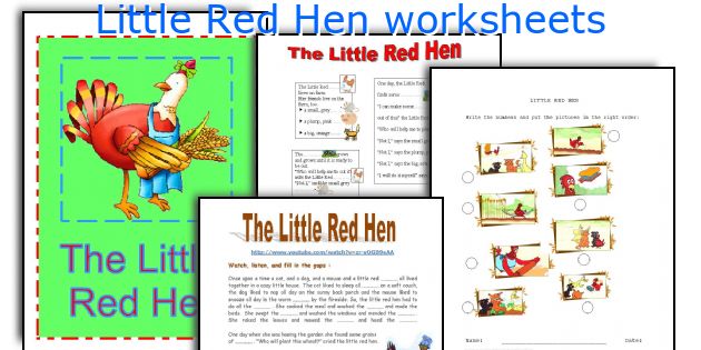 Little Red Hen worksheets