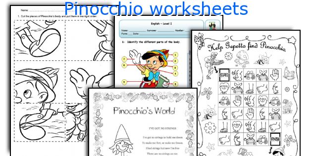 pinocchio story in english pdf