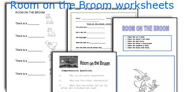 Room on the Broom worksheets