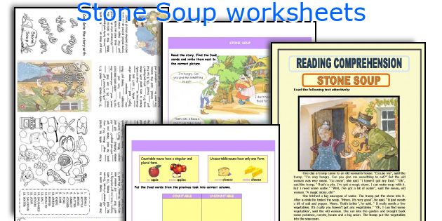 Stone Soup worksheets