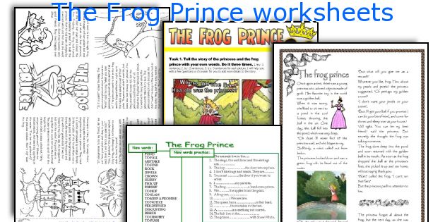 The Frog Prince worksheets