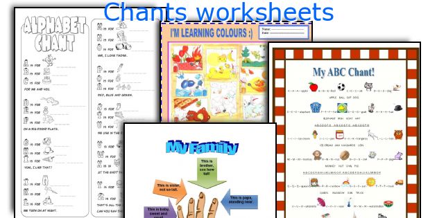 Chants worksheets