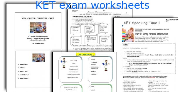 KET exam worksheets
