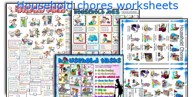 ESL Chores & Cleaning Vocabulary Board Game  Chores, Chore board, Teaching  english online