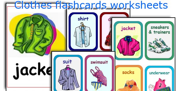 Clothes Flashcards Worksheets