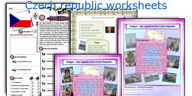 Czech republic worksheets