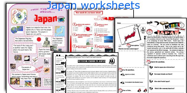 japan worksheets