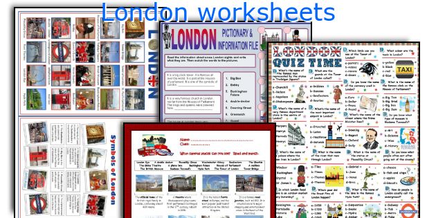 London worksheets