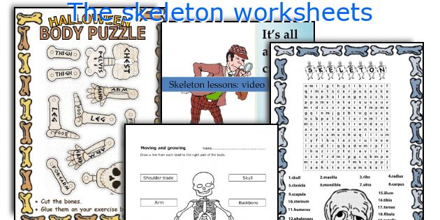 The skeleton worksheets