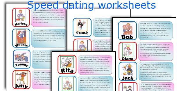 speed dating esl classroom křesťanské rande zcela zdarma