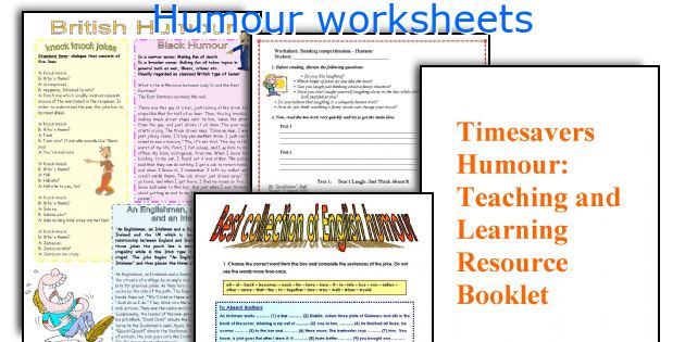 Humour worksheets
