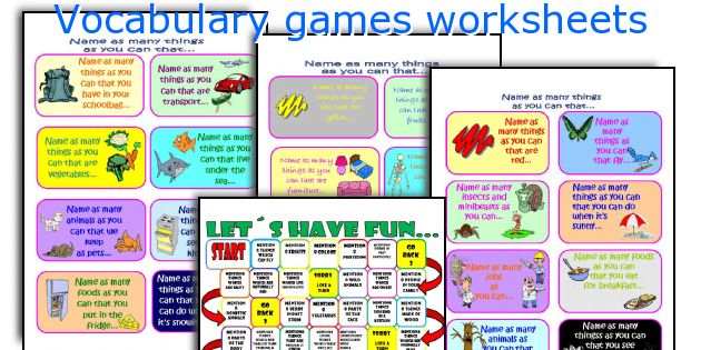 Games for Learning English, Vocabulary, Grammar Games, Activities, ESL