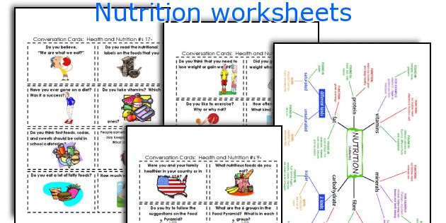 nutrition-worksheets