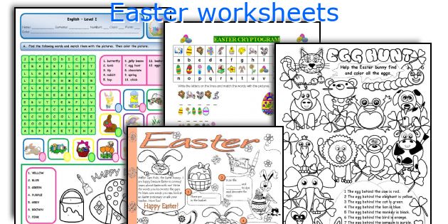 Easter worksheets