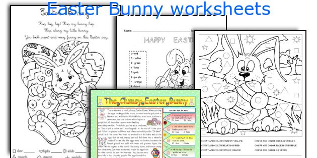 Easter Bunny worksheets
