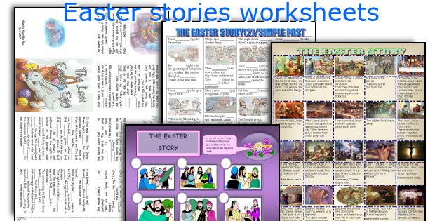 Easter stories worksheets