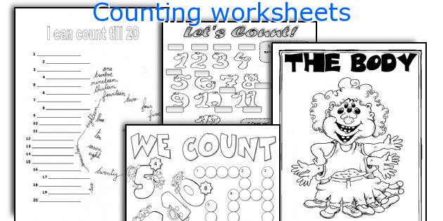 Counting worksheets