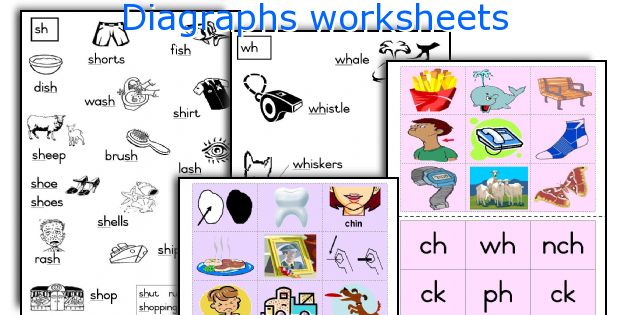 Diagraphs worksheets