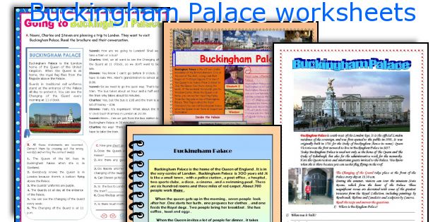 Buckingham Palace worksheets