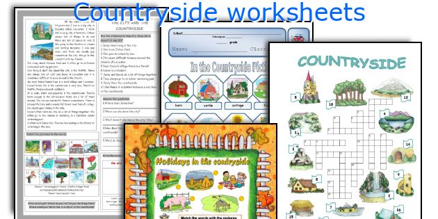 Countryside worksheets