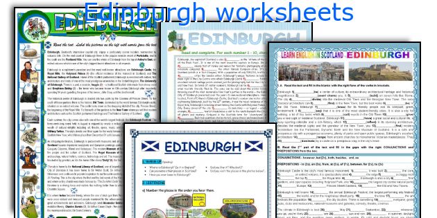 Edinburgh worksheets