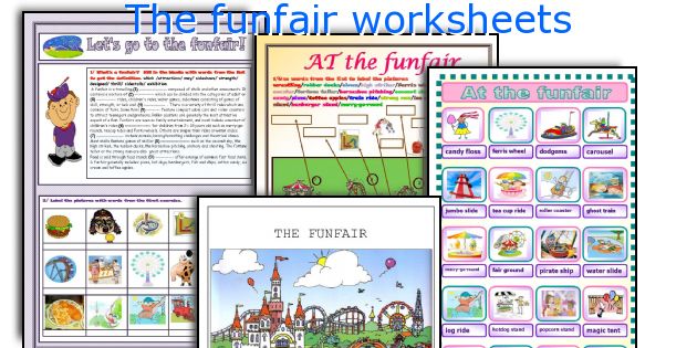 The funfair worksheets