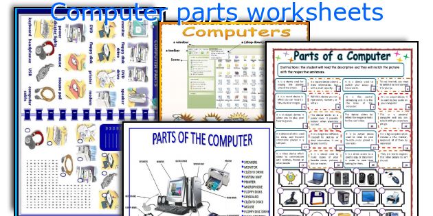 Computer Parts ESL Printable Picture Dictionary For Kids