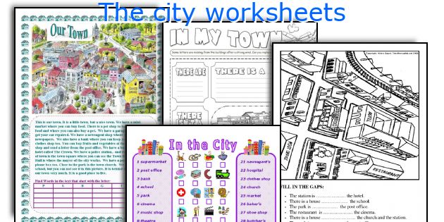 The city worksheets