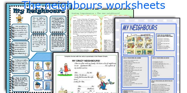 The neighbours worksheets