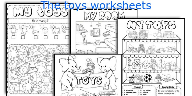 The toys worksheets