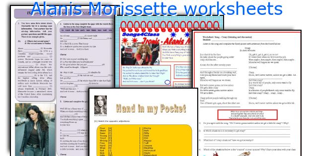 Alanis Morissette worksheets