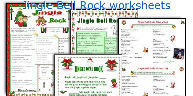 Jingle Bell Rock worksheets