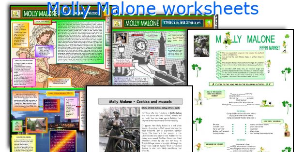 Molly Malone worksheets