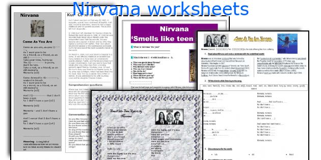 Nirvana worksheets