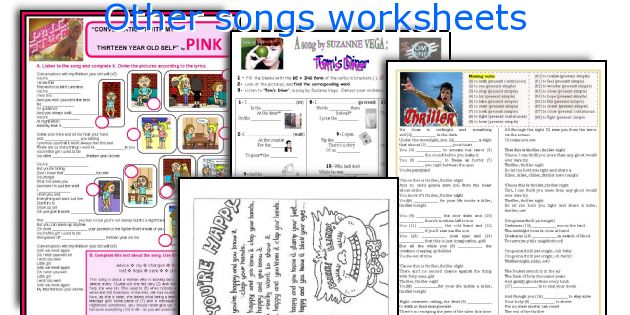 Other songs worksheets