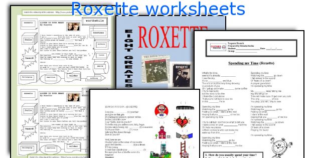 Roxette worksheets