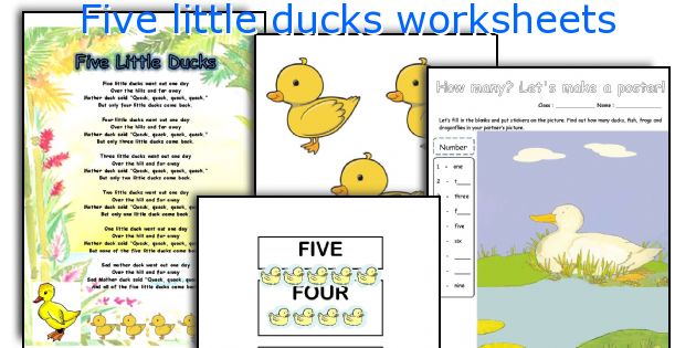 Five little ducks pdf free. download full