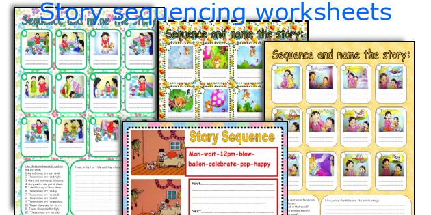 Story sequencing worksheets