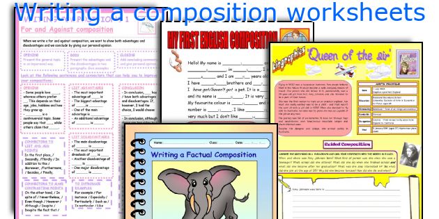 Writing a composition worksheets